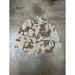 Vintage US Army Jacket Size Medium Desert Camo Chocolate Chip 80s